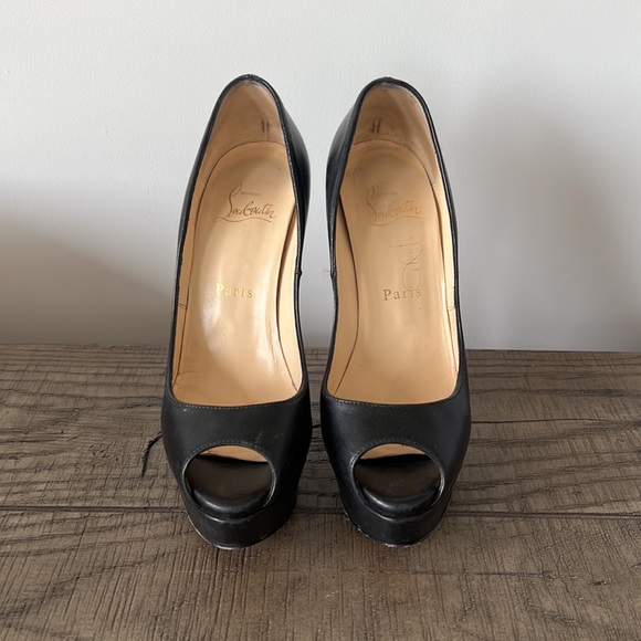 Christian louboutin peep toe heels - Picture 2 of 8